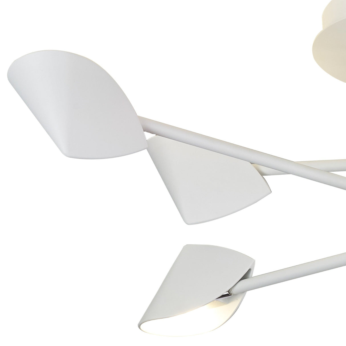 Capuccina Medium LED Semi-Flush Ceiling Light 45W 3000K - White