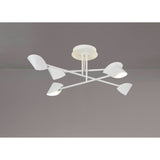 Capuccina Medium LED Semi-Flush Ceiling Light 45W 3000K - White