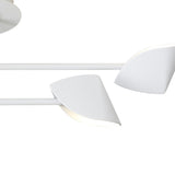 Capuccina Small LED Semi-Flush Ceiling Light 30W 3000K - White