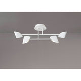 Capuccina Small LED Semi-Flush Ceiling Light 30W 3000K - White