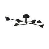 Capuccina Large LED Semi-Flush Ceiling Light 45W 3000K - Black