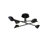 Capuccina Medium LED Semi-Flush Ceiling Light 45W 3000K - Black