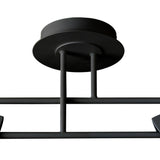 Capuccina Small LED Semi-Flush Ceiling Light 30W 3000K - Black