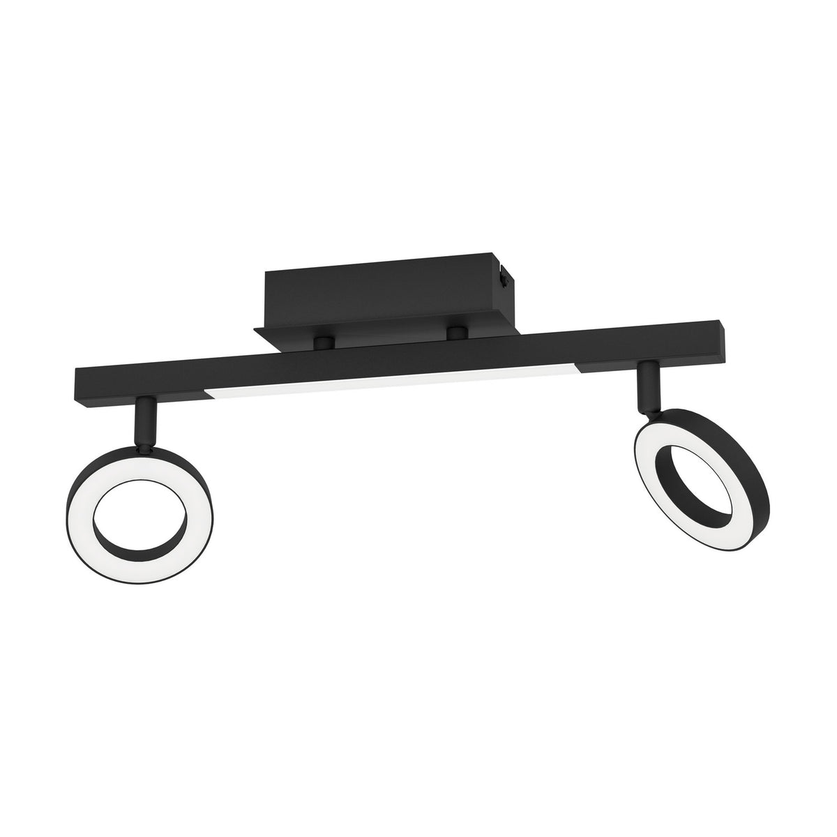 Cardillio LED 2 Light Spotlight Bar - Black