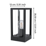 Cascinetta Outdoor Post Light - Black