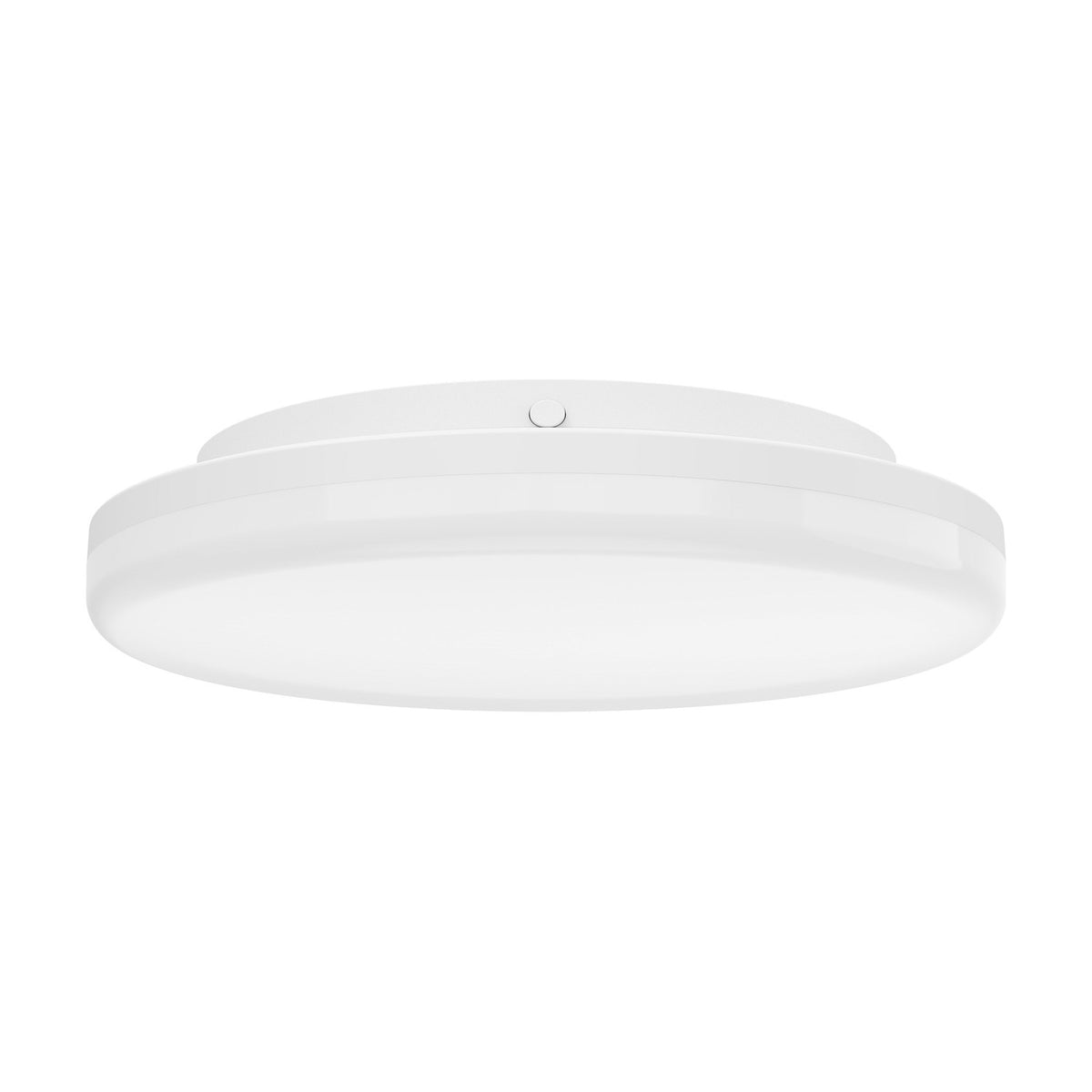 Castagneto LED Flush Ceiling Light 26cm - White