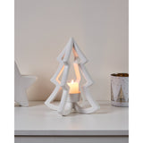 Catacol Ceramic Candle Holder - White