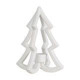 Catacol Ceramic Candle Holder - White