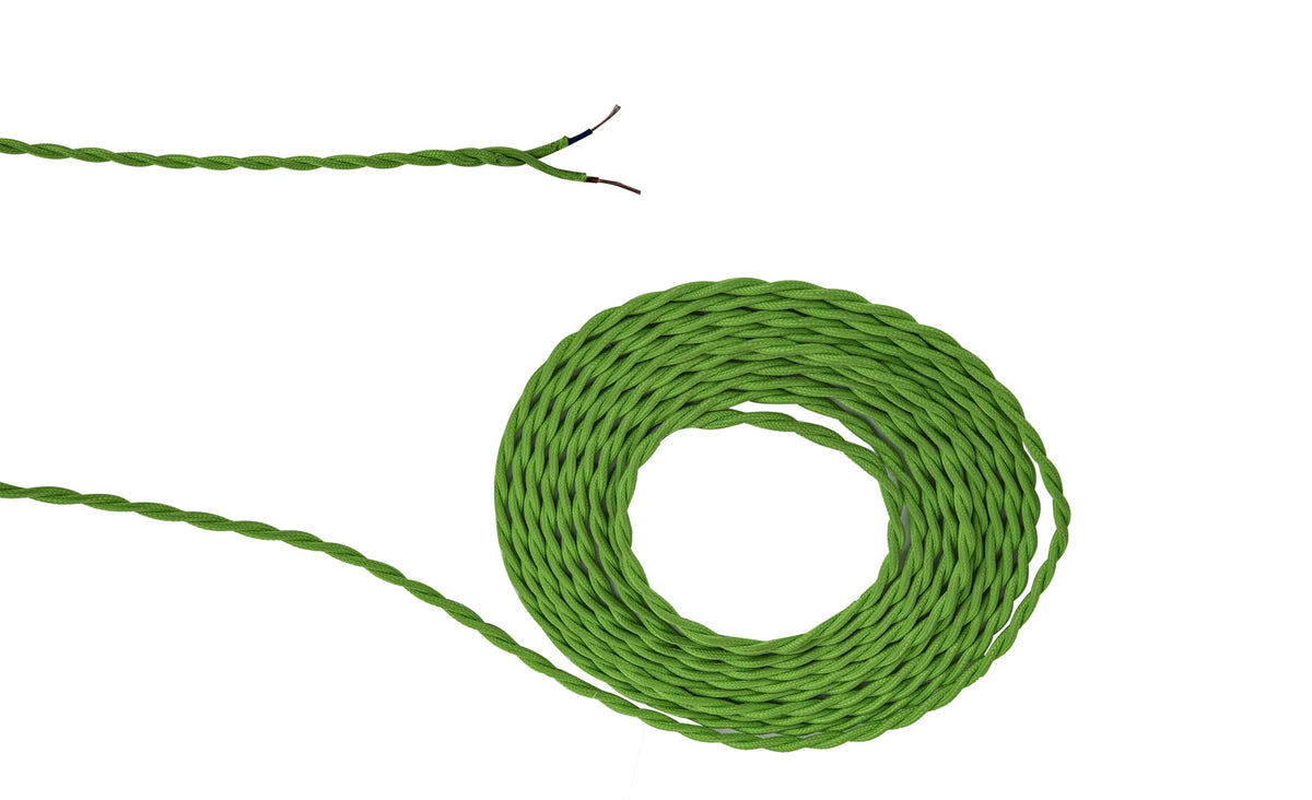 Cavo Twisted Cable 5.3mm Dia 1m Drop - Green