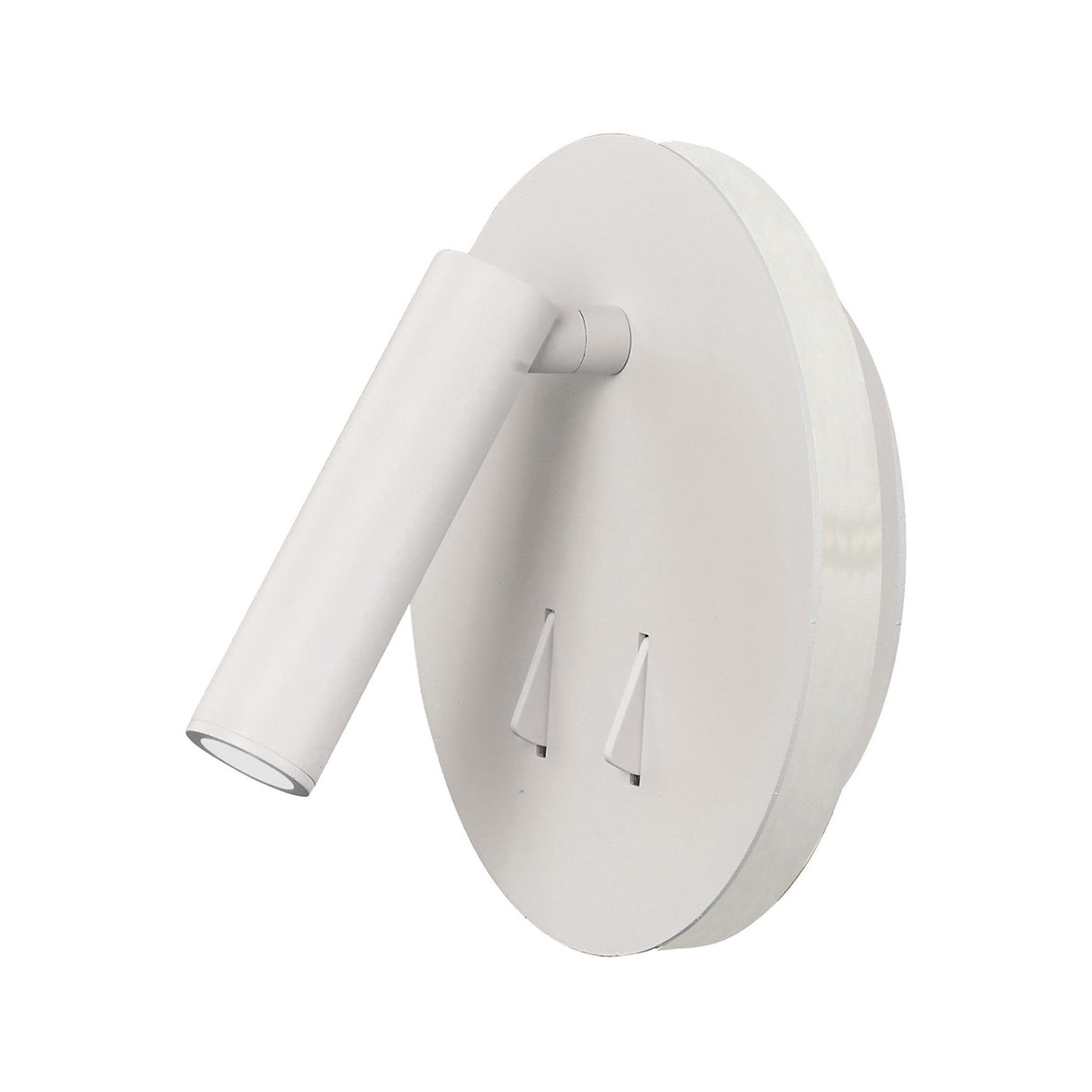 Cayman Round LED Wall/Reading Light - Matt White