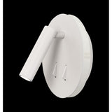Cayman Round LED Wall/Reading Light - Matt White