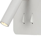 Cayman Square LED Wall/Reading Light - White