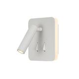 Cayman Square LED Wall/Reading Light - White
