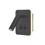 Cayman Square LED Wall/Reading Light - Sand Black