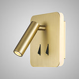 Cayman Square LED Wall/Reading Light - Satin Gold