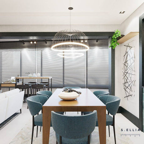 Celeste Medium 2 Light LED Pendant Light 30W 3000K - White