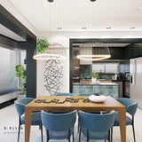 Celeste Medium 2 Light LED Pendant Light 30W 3000K - White