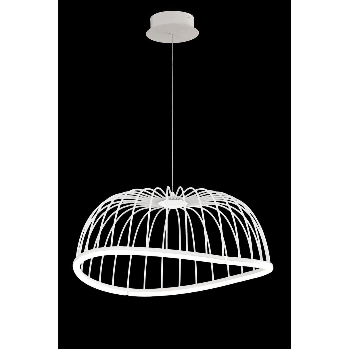 Celeste Medium 2 Light LED Pendant Light 30W 3000K - White