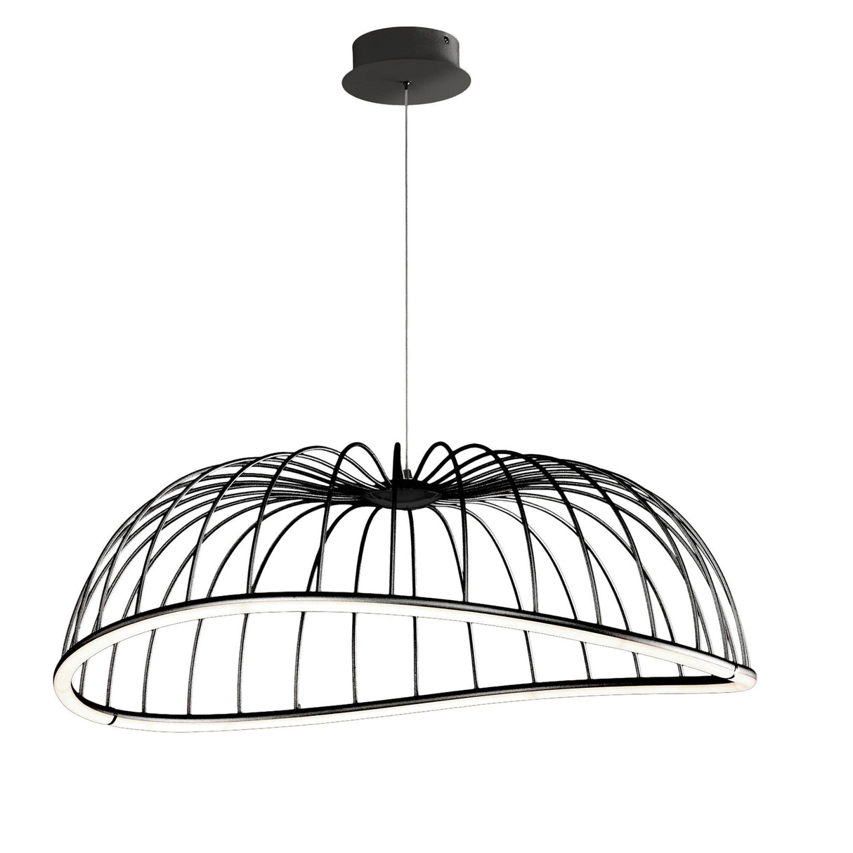 Celeste Large 2 Light LED Pendant Light 40W 3000K - Black