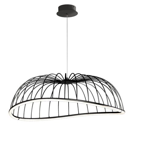 Celeste Large 2 Light LED Pendant Light 40W 3000K - Black