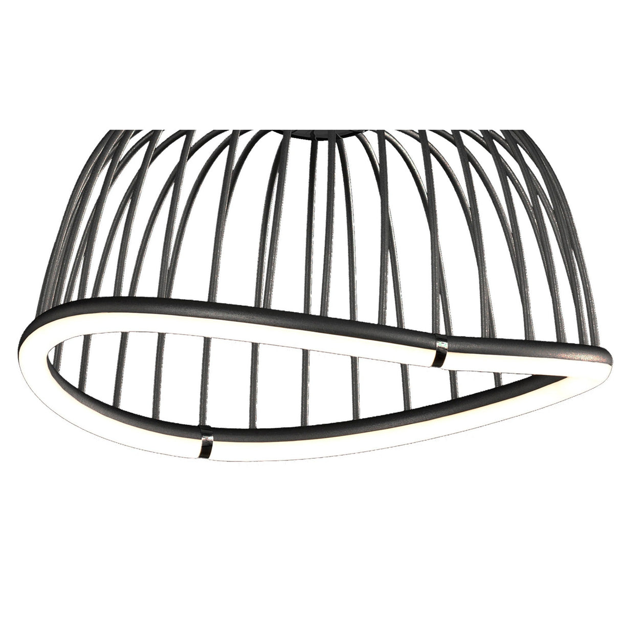 Celeste Small 2 Light LED Pendant Light 20W 3000K - Black