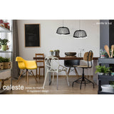Celeste Small 2 Light LED Pendant Light 20W 3000K - Black