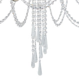 Celine 80cm 12 Light Crystal Chandelier - Aged Silver