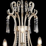 Celine 80cm 12 Light Crystal Chandelier - Aged Silver