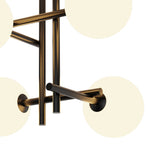 Cellar 4 Light Semi-Flush Ceiling Light 20W 3000K – Black