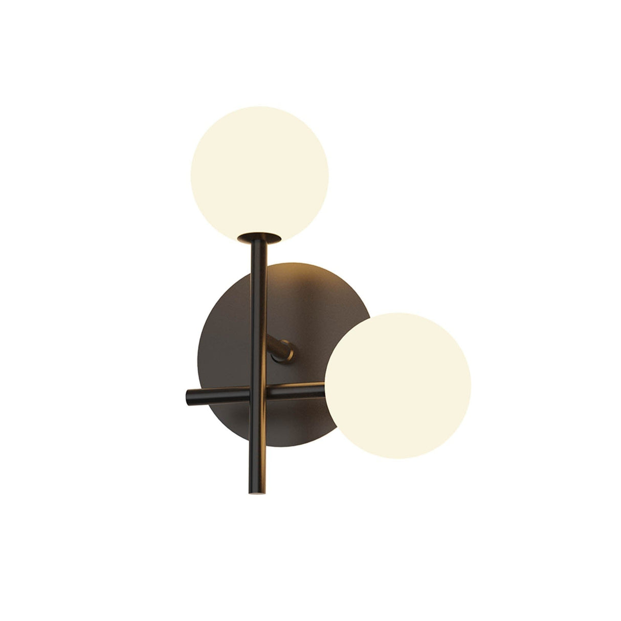 Cellar Right 2 Light LED Wall Light 10W 4000K - Black