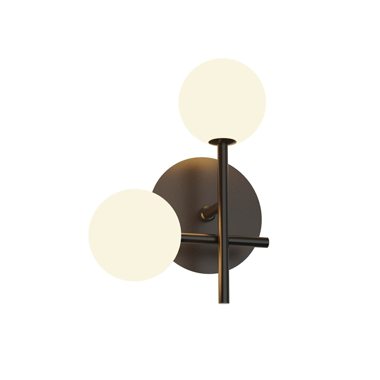 Cellar Left 2 Light LED Wall Light 10W 3000K - Black