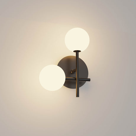 Cellar Left 2 Light LED Wall Light 10W 3000K - Black