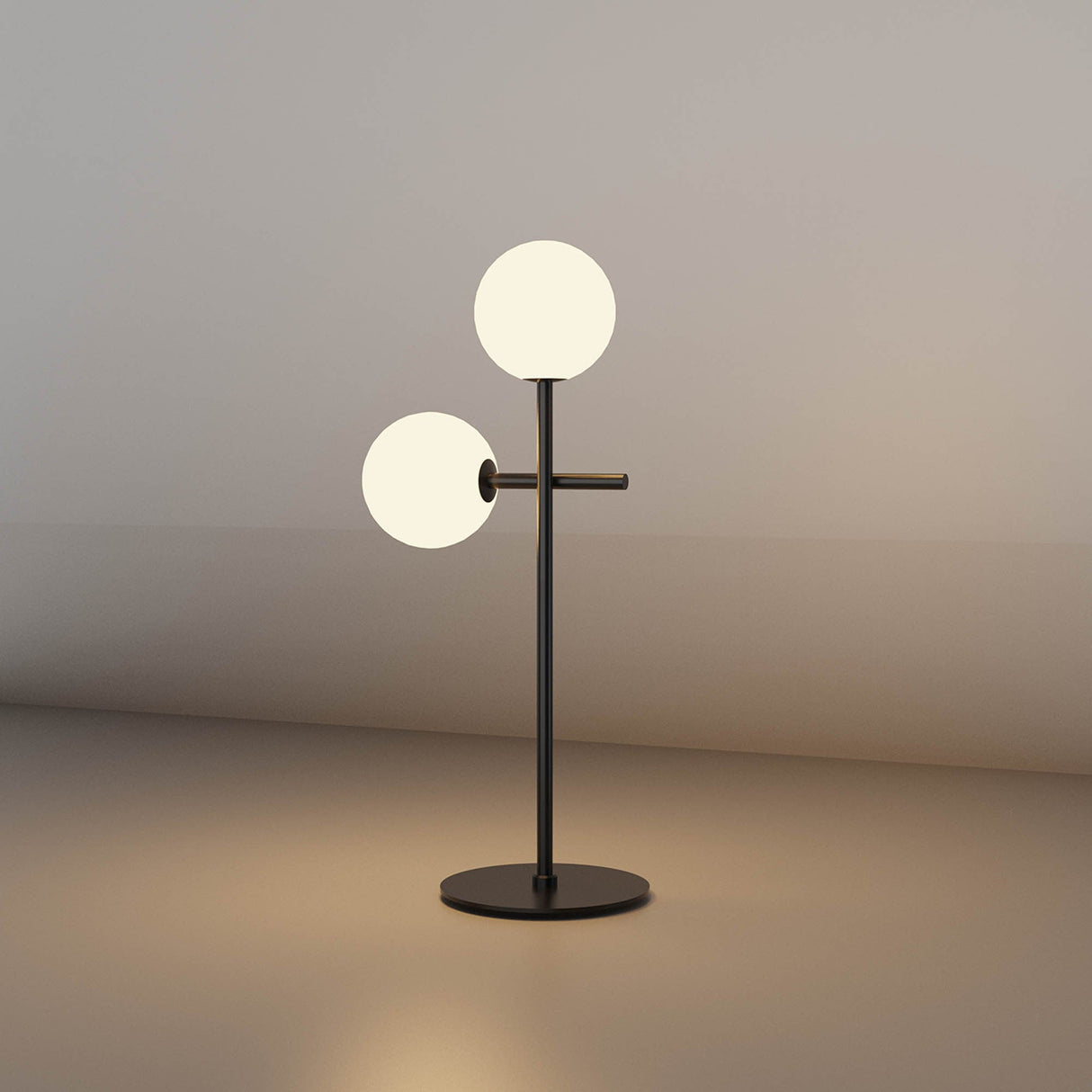 Cellar 2 Light Table Lamp - Black