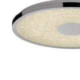 Centara CCT LED Flush Ceiling Light With Remote Control - Chrome