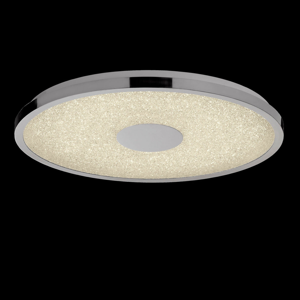 Centara CCT LED Flush Ceiling Light With Remote Control - Chrome