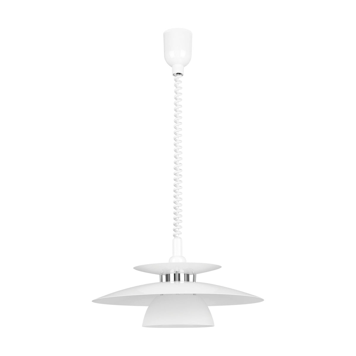 Cesmine Pendant Light - White & Chrome