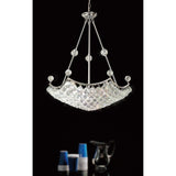 Cesto 60cm 10 Light Crystal Chandelier - Polished Chrome