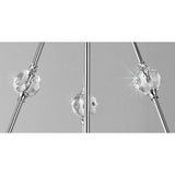 Cesto 60cm 10 Light Crystal Chandelier - Polished Chrome