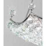 Cesto 60cm 10 Light Crystal Chandelier - Polished Chrome