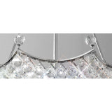 Cesto 60cm 10 Light Crystal Chandelier - Polished Chrome