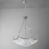 Cesto 60cm 10 Light Crystal Chandelier - Polished Chrome
