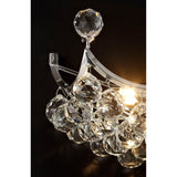 Cesto 2 Light Crystal Wall Light - Polished Chrome