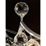 Cesto 2 Light Crystal Wall Light - Polished Chrome