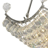Cesto 80cm Grand 12 Light Crystal Chandelier - Polished Chrome