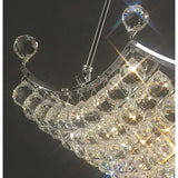 Cesto 80cm Grand 12 Light Crystal Chandelier - Polished Chrome