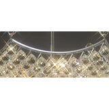 Cesto 80cm Grand 12 Light Crystal Chandelier - Polished Chrome