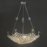 Cesto 80cm Grand 12 Light Crystal Chandelier - Polished Chrome