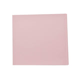 Pink 6 x 4in baby girl photo album with plain padded cover, shown closed against a white background.