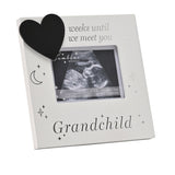 Grandchild Countdown MDF Scan Photo Frame 4 x 3in - White