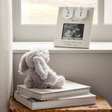 Baby Scan Arrival Countdown MDF Photo Frame 4 x 3in - Grey